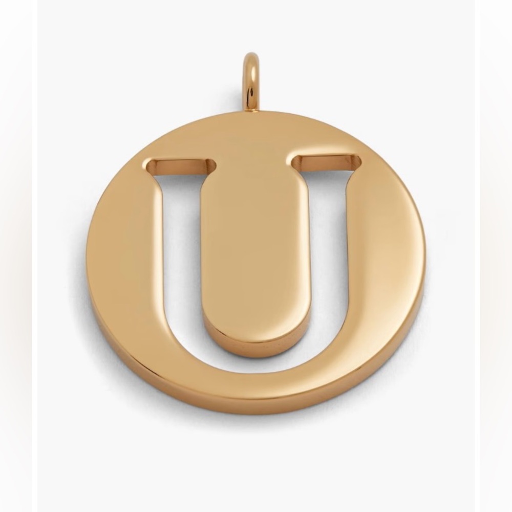 Chloé Gold Tone Pendant Necklace Bag Charm with Pouch